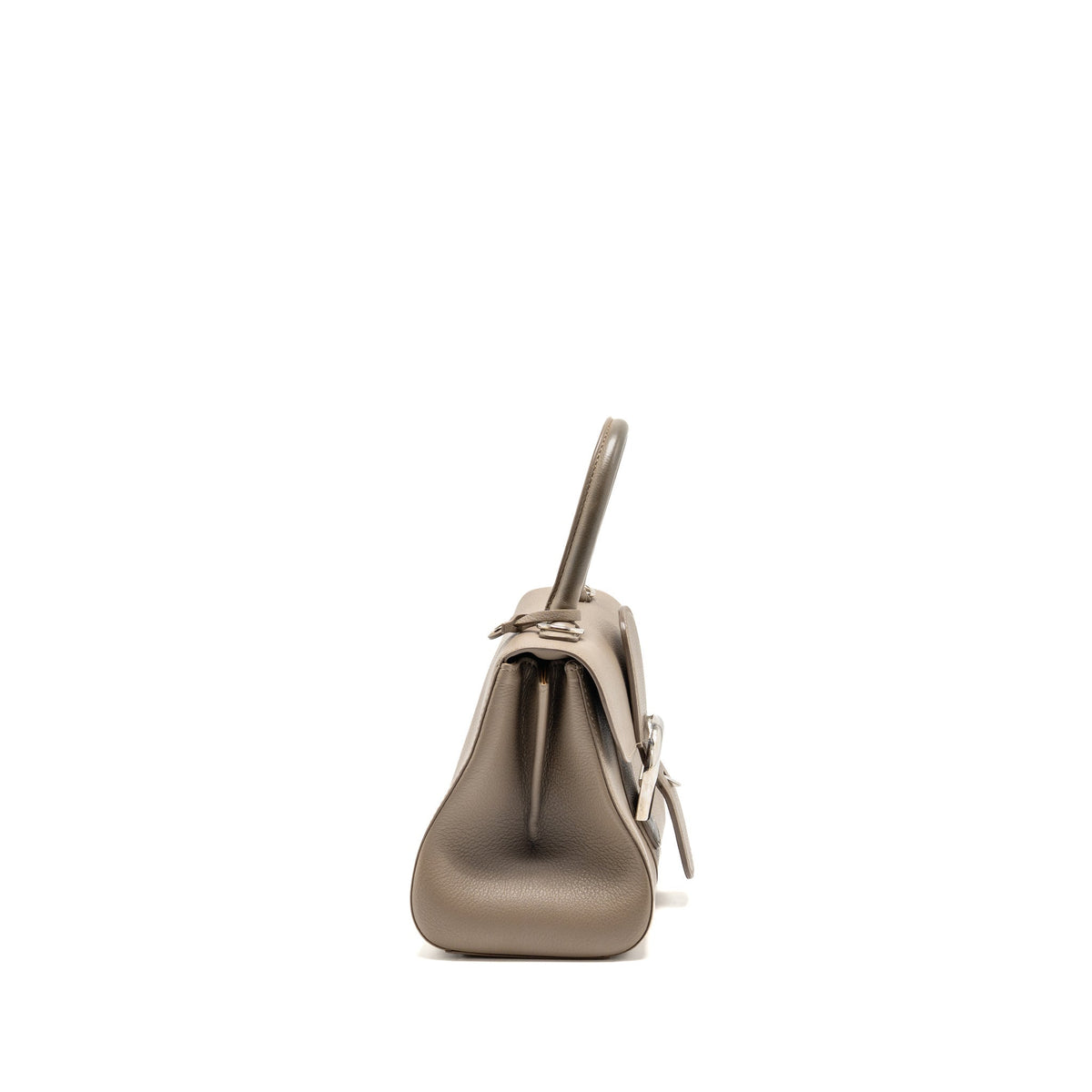 Delvaux mini brillant calfskin grey SHW