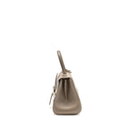 Delvaux mini brillant calfskin grey SHW
