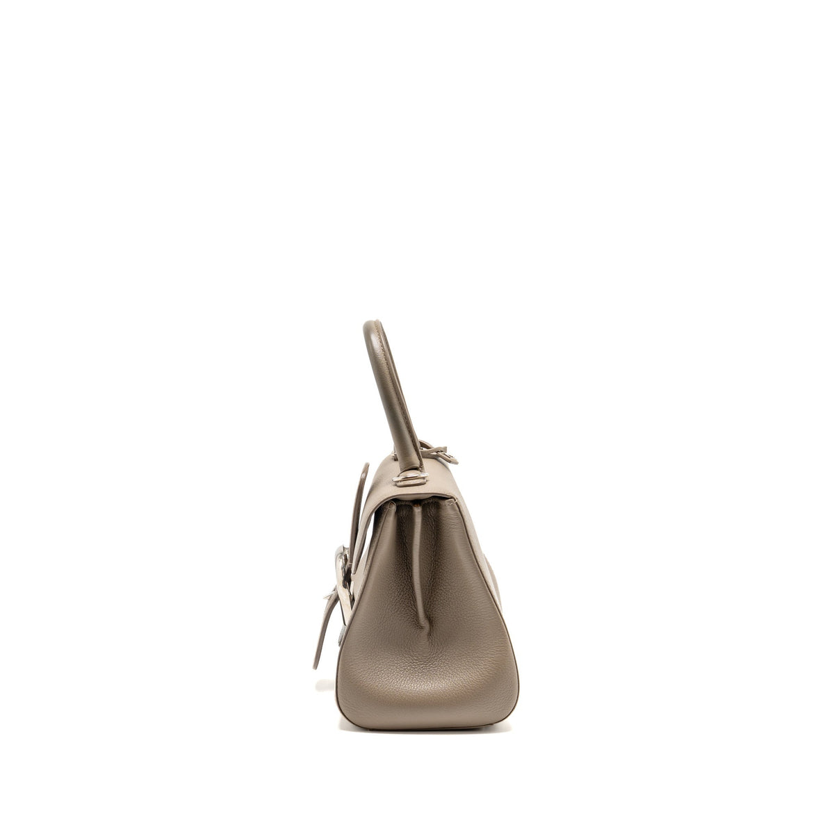 Delvaux mini brillant calfskin grey SHW