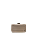 Delvaux mini brillant calfskin grey SHW