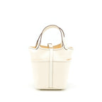 HERMES PICOTIN CARGO 18 SWIFT/TOILE CANVAS ECRU NATA SHW
