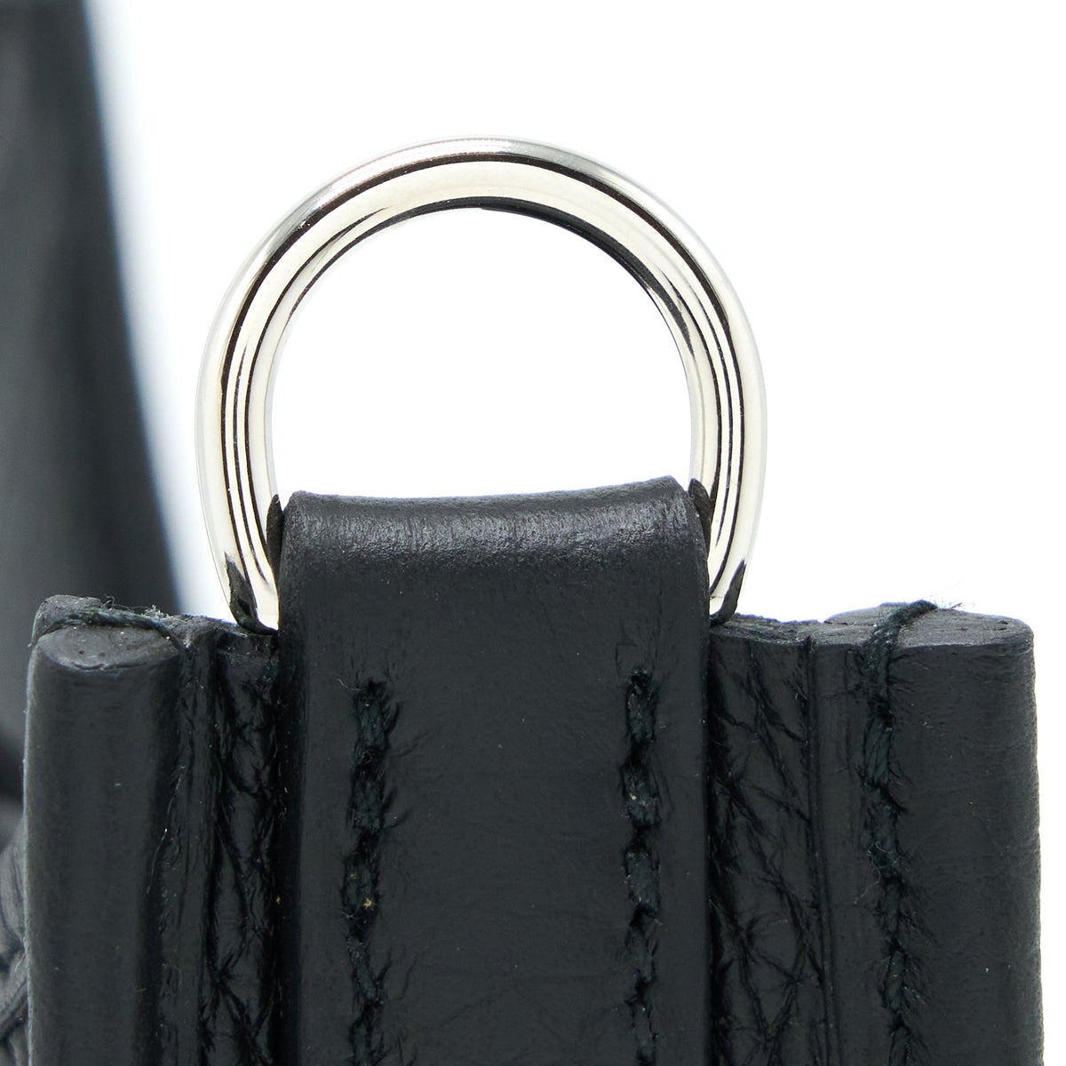 Hermes Mini Evelyn Clemence Black SHW