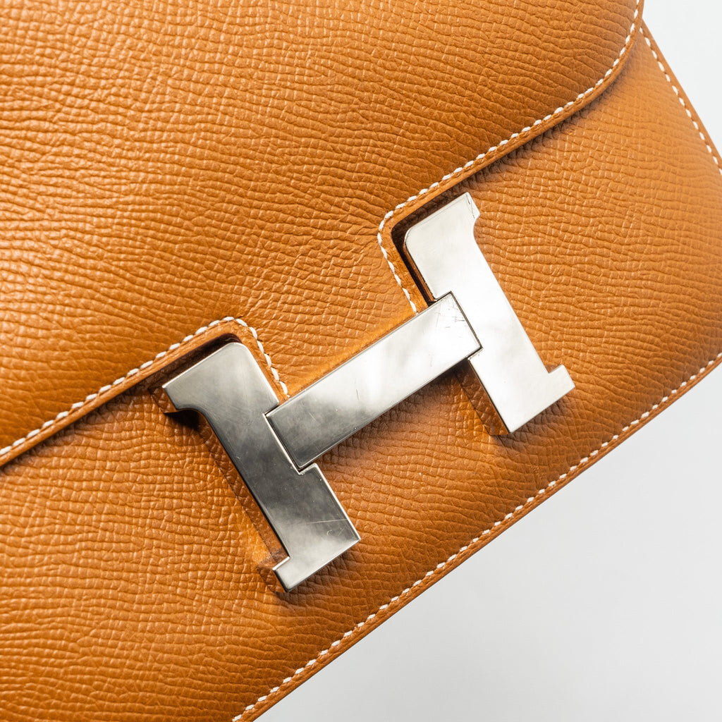 Hermes Mini Constance Epsom Gold SHW