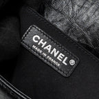 CHANEL MEDIUM CHEVRON BOY BAG LIMITED EDITION CALFSKIN BLACK SHW