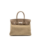 Hermes Birkin 30 Grizzly/Swift Etoupe SHW