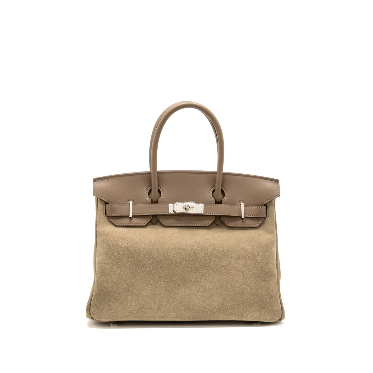 Hermes Birkin 30 Grizzly/Swift Etoupe SHW