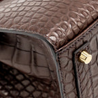 Hermes Birkin 20 Alligator Missippienssis Mat Havane GHW