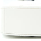 CHANEL 22S HEART BAG LAMBSKIN WHITE LGHW (MICROCHIP)