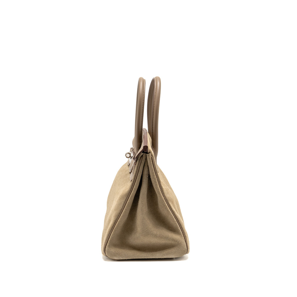 Hermes Birkin 30 Grizzly/Swift Etoupe SHW