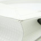 CHRISTIAN DIOR SMALL CANNAGE DIORAMA PATENT LEATHER IN WHITE SHW