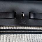 HERMES HERBAG 31 BERLINE CANVAS/VACHE HUNTER BLACK SHW