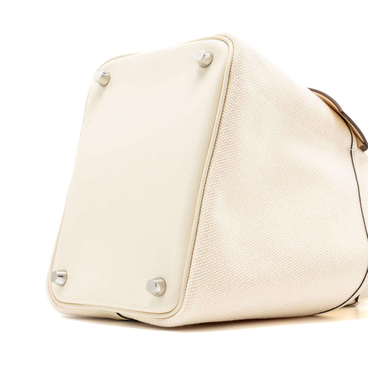 Hermes cargo picotin 18 lock bag canvas / swift nata SHW