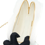 CHANEL 22S HEART BAG LAMBSKIN WHITE LGHW (MICROCHIP)
