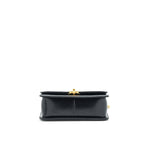 CHANEL 21A GOLD CRUSH FLAP BAG CALFSKIN BLACK GHW (MICROCHIP)