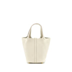HERMES PICOTIN 18 LOCK BAG CLEMENCE 8L BETON GHW