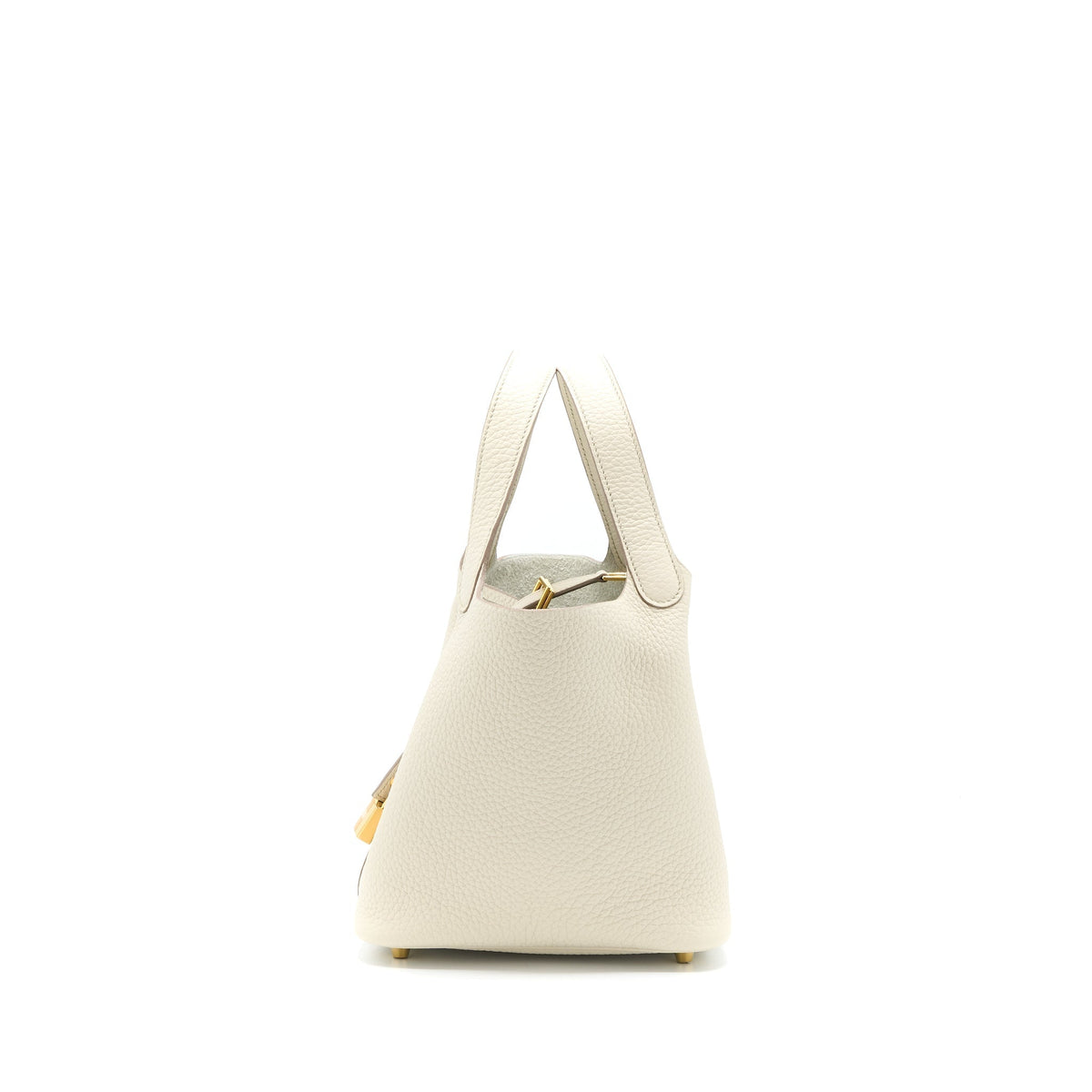 HERMES PICOTIN 18 LOCK BAG CLEMENCE 8L BETON GHW