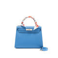 Hermes Kelly 28 Epsom 2T Blue Paradise SHW
