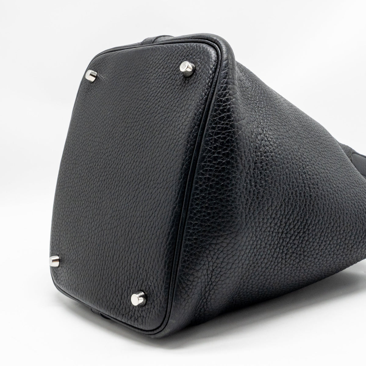 Hermes Picotin 22 lock bag clemence black SHW