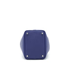 Hermes Picotin 18 Lock Bag Epsom Bleu Encre/ Brique/ Noir SHW