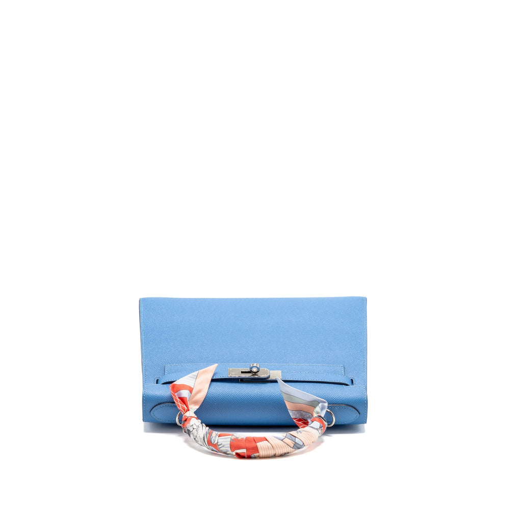 Hermes Kelly 28 Epsom 2T Blue Paradise SHW