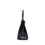 HERMES VINTAGE KELLY 28 BOX BLACK GHW