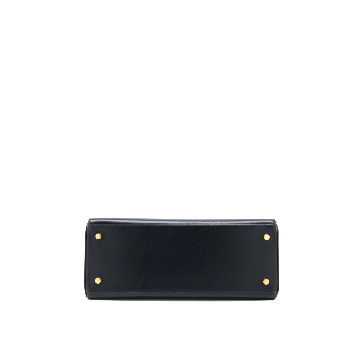 HERMES VINTAGE KELLY 28 BOX BLACK GHW