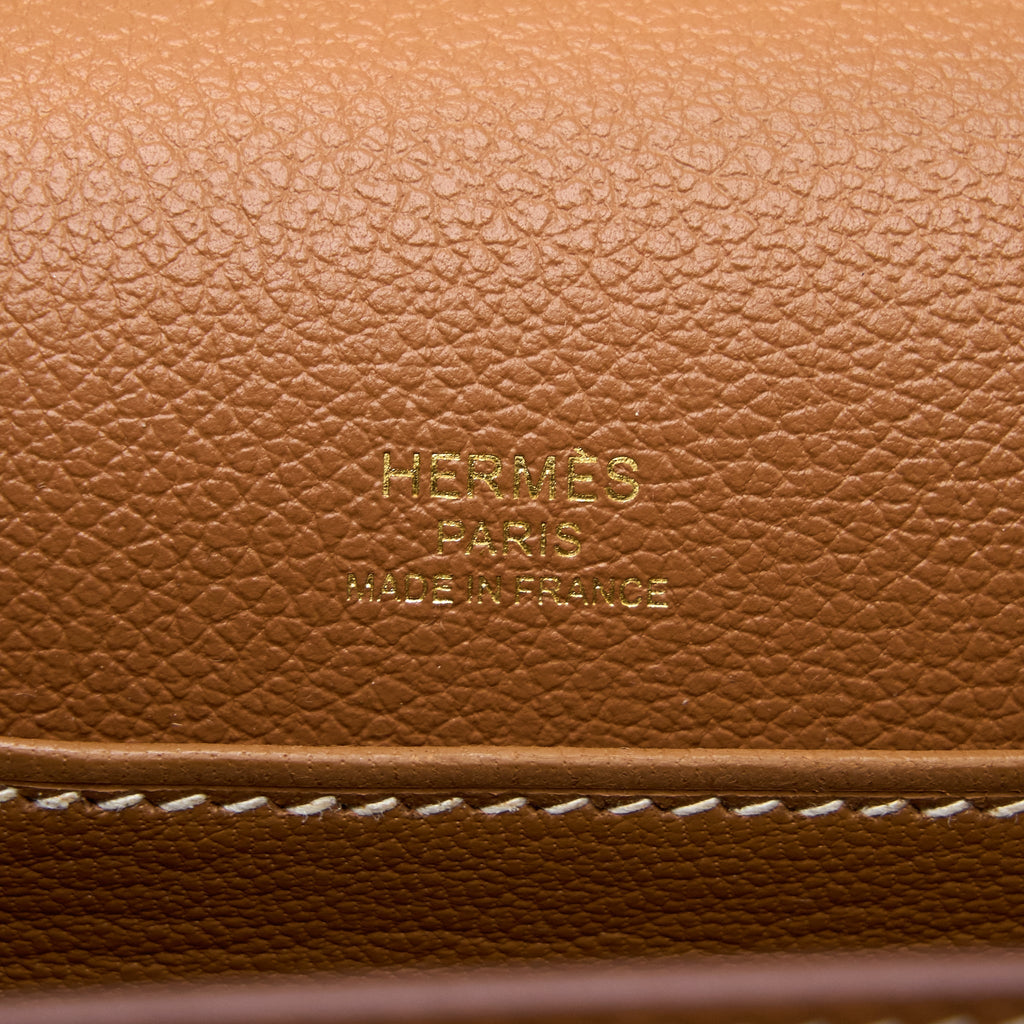 Hermes Mini Roulis Evercolor Gold LGHW