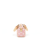 LOUIS VUITTON NANO SPEEDY MONOGRAM JACQUARD DENIM PINK