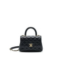 CHANEL EXTRA MINI COCO HANDLE BLACK LGHW