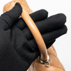 CHANEL 21P SMALL COCO HANDLE CAVIAR CARAMEL LGHW