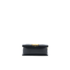 CHANEL SMALL BOY CAVIAR BLACK BRUSHED GHW (MICROCHIP)