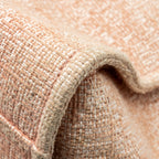 CHANEL DEAUVILLE TOTE BAG CANVAS/ CALFSKIN PINK SHW