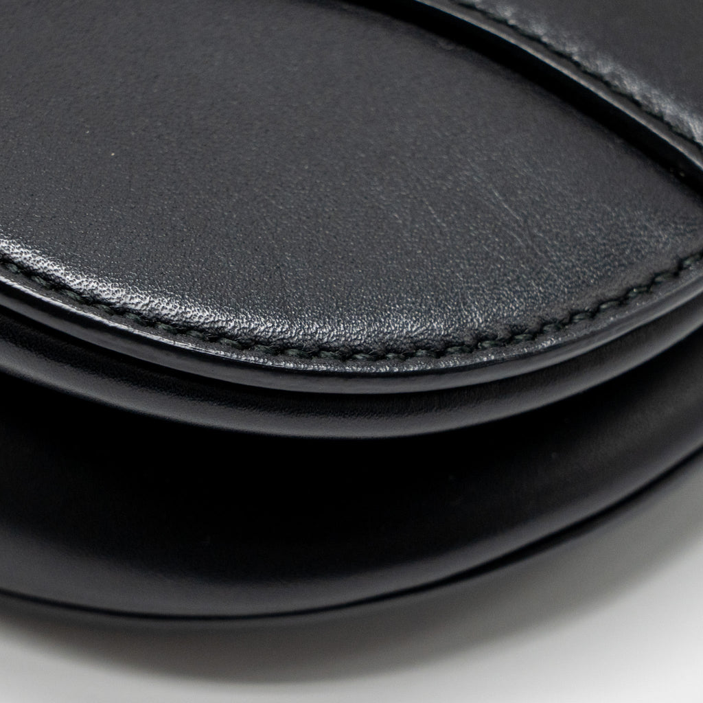 DIOR MINI SADDLE BAG CALFSKIN BLACK GHW