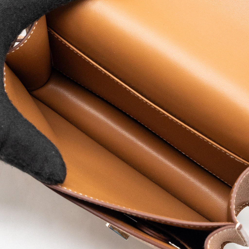 Hermes Mini Constance Epsom Gold SHW (new version)