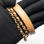CHANEL 21P SMALL COCO HANDLE CAVIAR CARAMEL LGHW