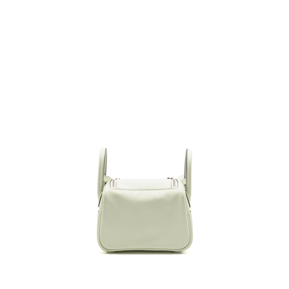 Hermes Mini Lindy Swift Vert Fizz SHW