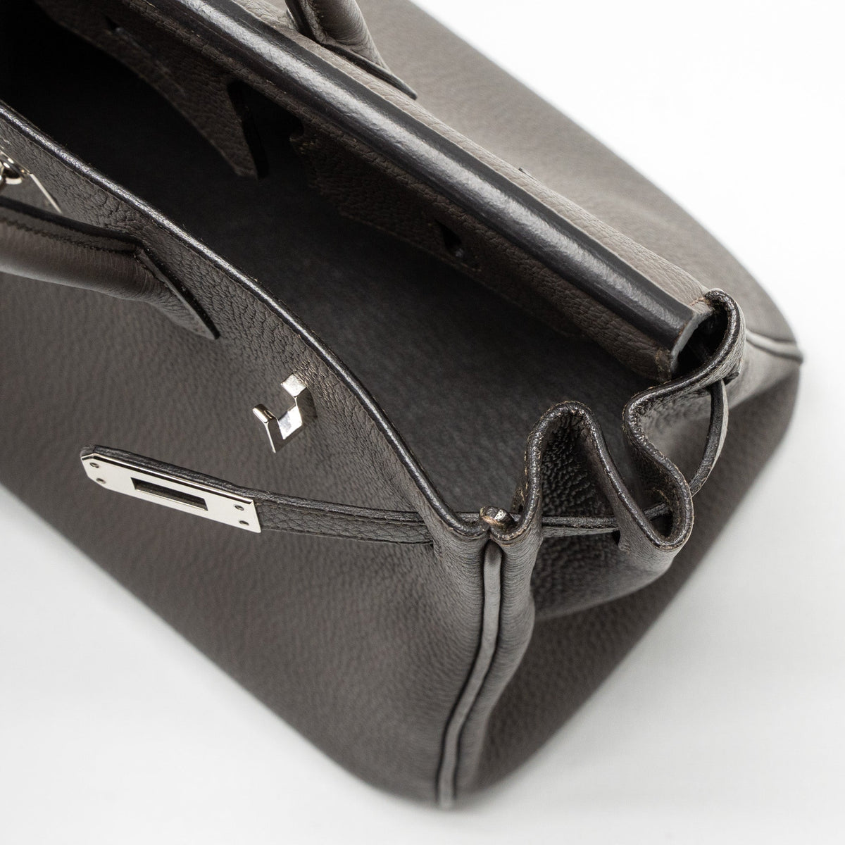 Hermes Birkin 25 Togo Gris Etain SHW