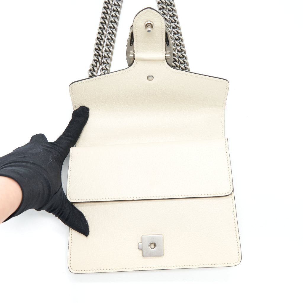 GUCCI DIONYSUS MINI BAG WHITE SHW