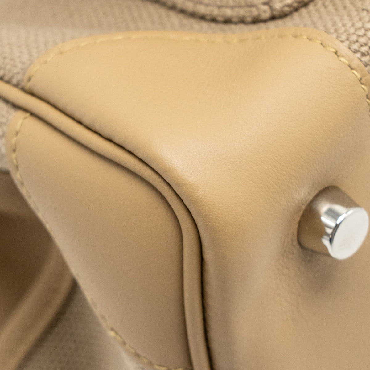 HERMES BIRKIN 25 CARGO TOILE GOELAND/SWIFT BEIGE MARFA/POUSSIERE SHW