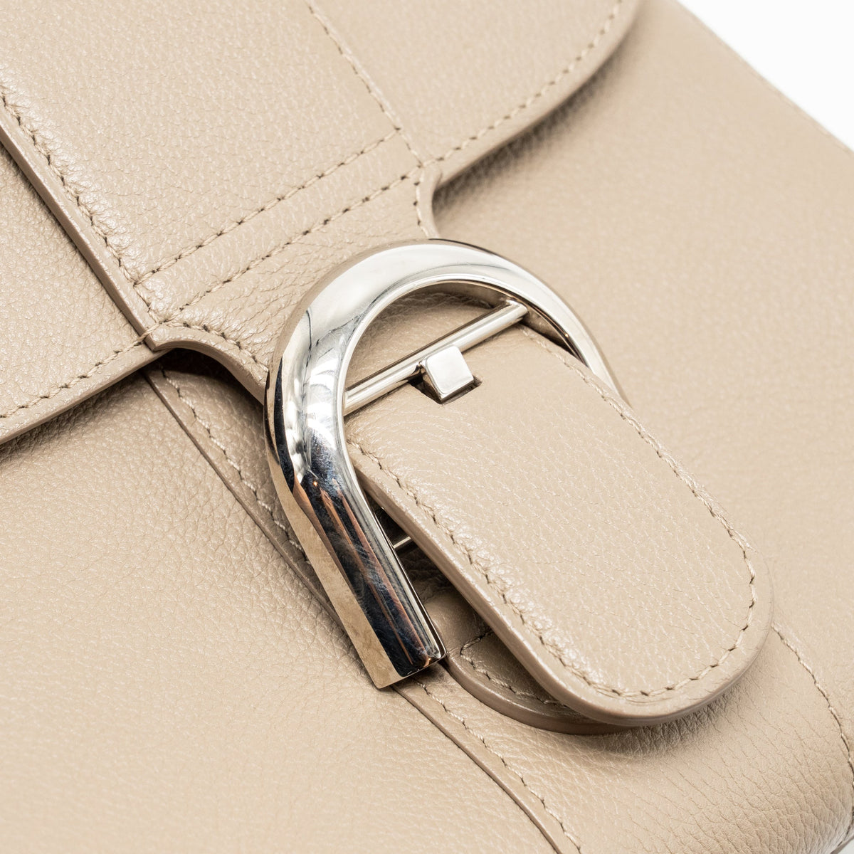 Delvaux mini brillant calfskin grey SHW