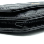 CHANEL CLASSIC WALLET ON CHAIN CAVIAR BLACK GHW