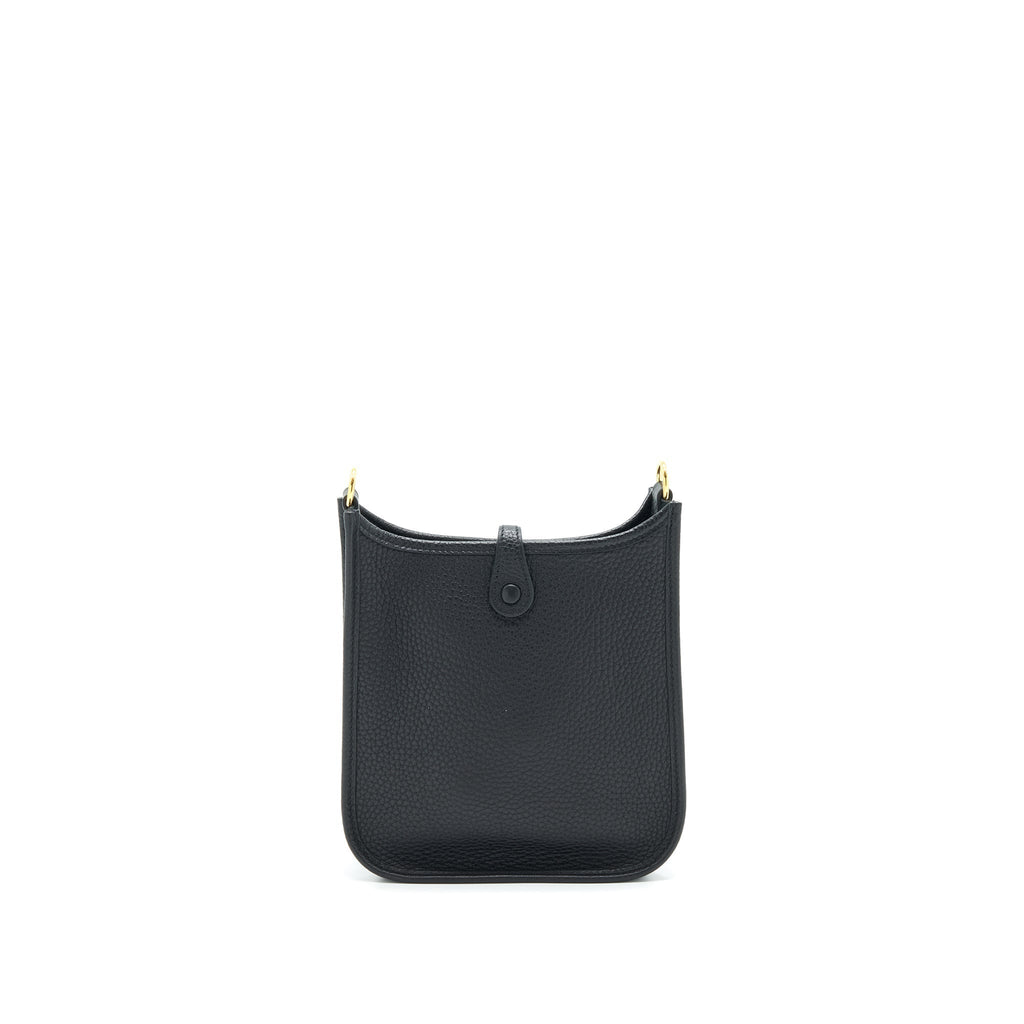 HERMES MINI EVELYNE BLACK GHW