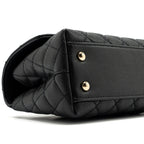 CHANEL SMALL COCO HANDLE CAVIAR BLACK LGHW  (MICROCHIP)
