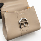 Delvaux mini brillant calfskin grey SHW