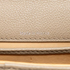 Delvaux mini brillant calfskin grey SHW