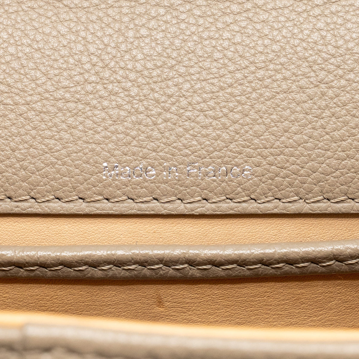 Delvaux mini brillant calfskin grey SHW
