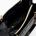 CHANEL GRAND SHOPPING TOTE BAG CAVIAR BLACK GHW