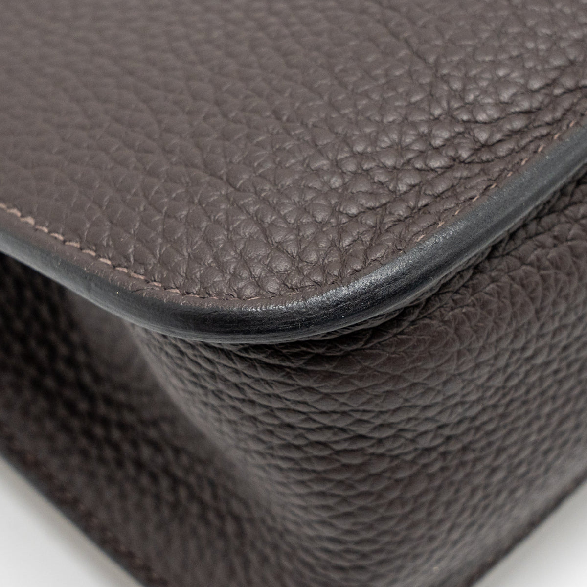 Hermes Halzan 25 Clemence Ebene/Zanzibar Blue GHW