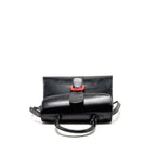 Delvaux brilliant MM box leather black with multicolour hardware
