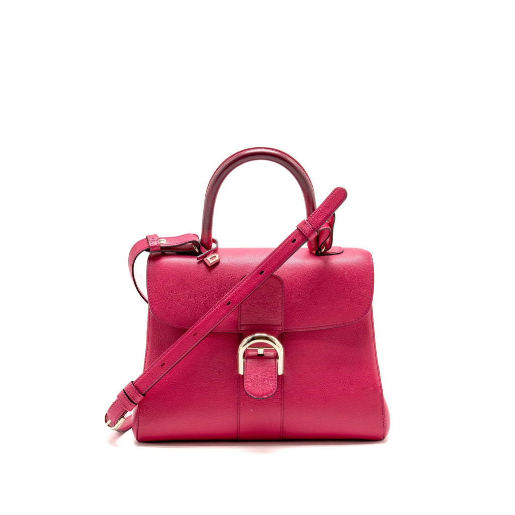 Delvaux Brilliant MM calfskin pink GHW
